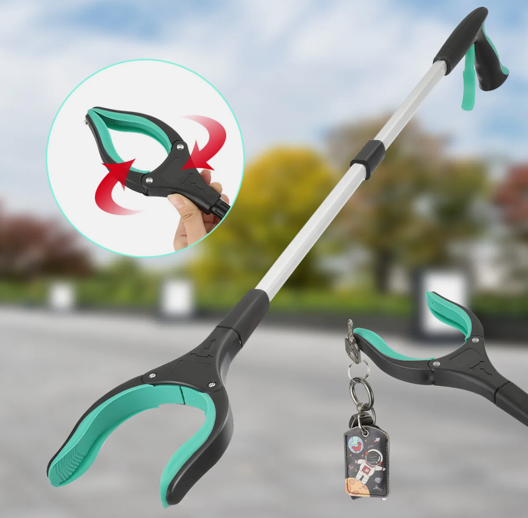 Foldable Grabber With 360 Swivel Clip