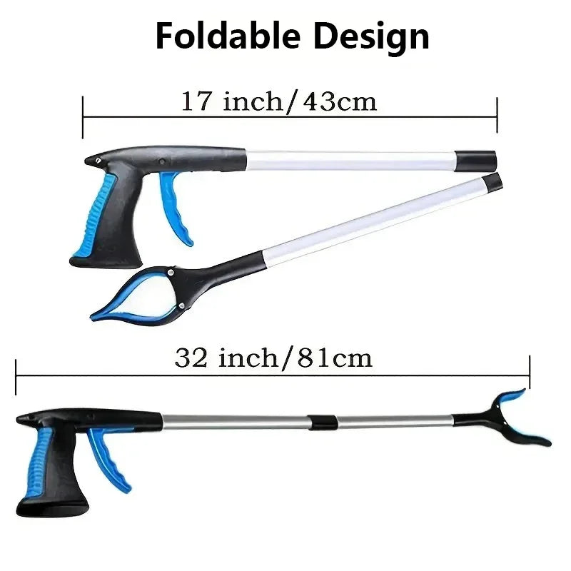 Foldable Grabber With 360 Swivel Clip